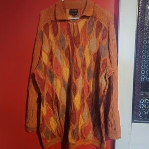 Coogi Colorful Knit Sweater